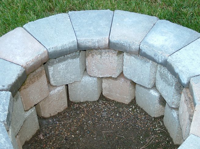 Web Tegula Firepit Small Western Interlock