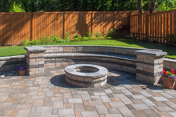 50 Cau Fire Pit Wall, Fire Pit Ideas With Retaining Wall Blocks