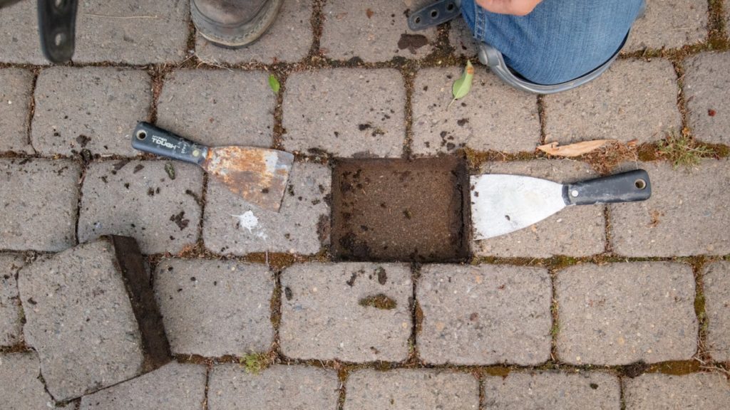 How to Repair Sinking Patio Pavers