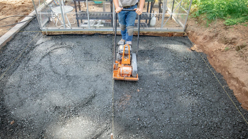 How To Prep Lay A Base For Pavers Western Interlock - How Much Base Material For Patio