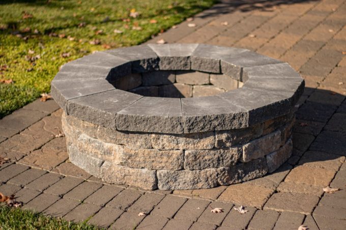 Cau Diviso Fire Pit Kit Stone, What Stone Can Be Used For A Fire Pit