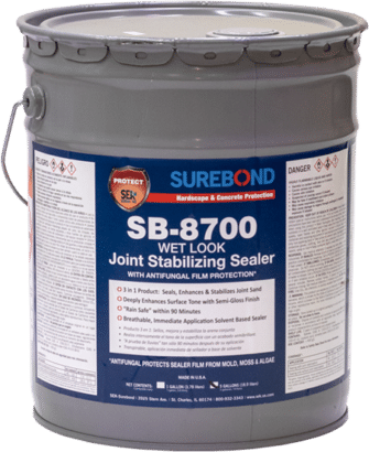 SEK SB-8700 Wet Look Joint Stabilizing Sealer | Western Interlock