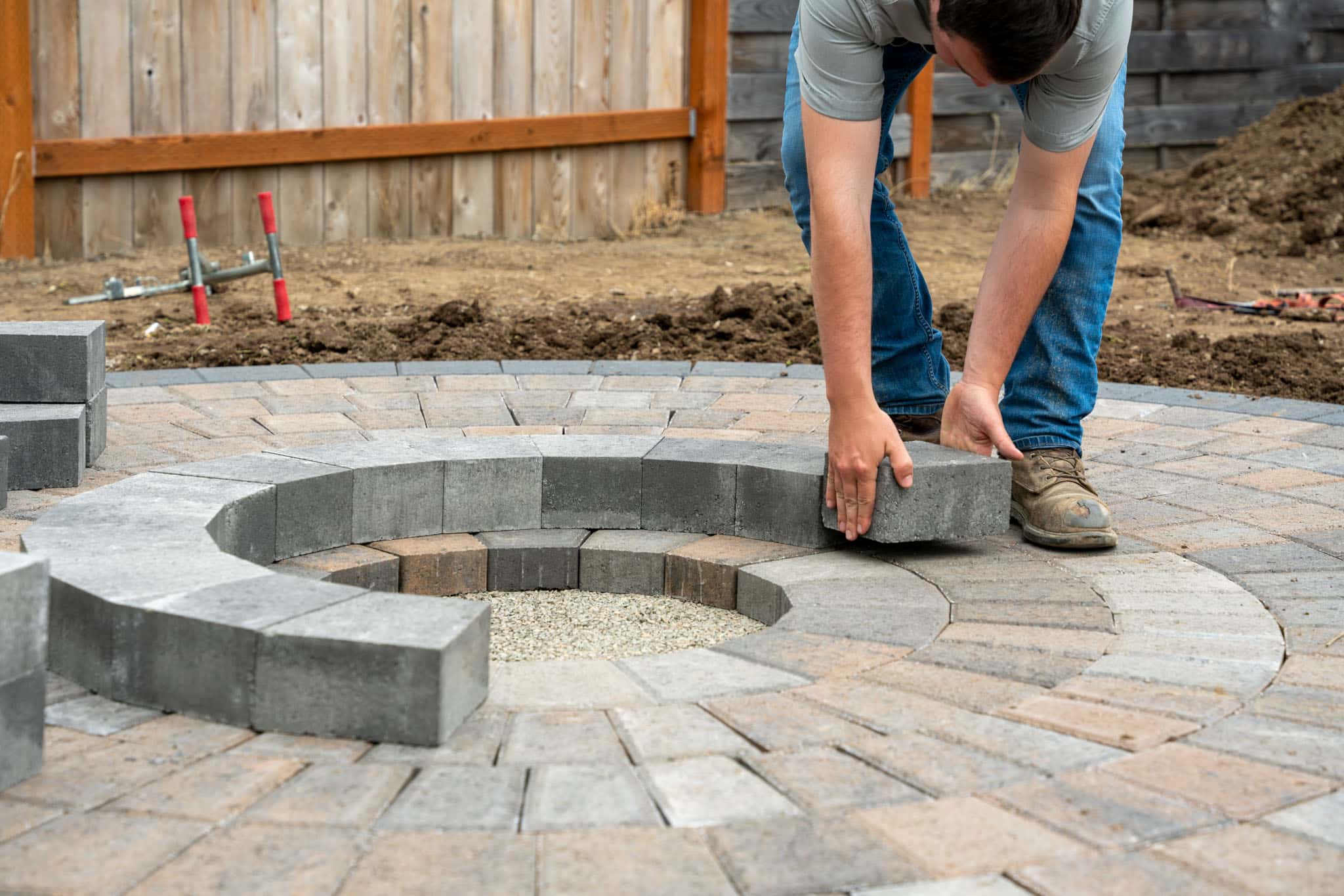 How To Build A Circle Paver Patio & Stone Fire Pit | Western Interlock