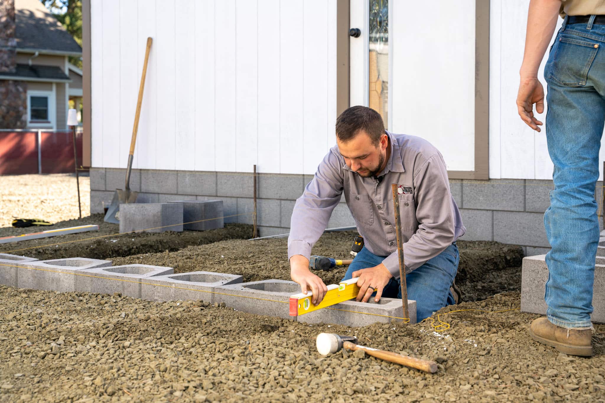 How to Build a Raised Paver Patio Western Interlock