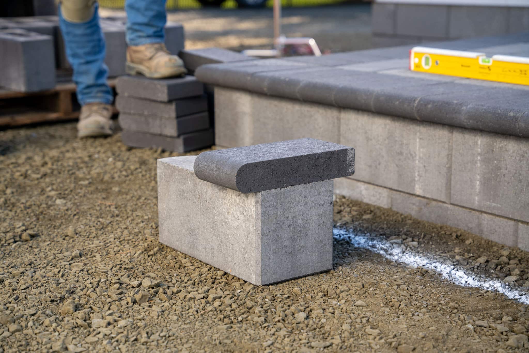 How to Build a Stone Step for Your Raised Patio | Western Interlock