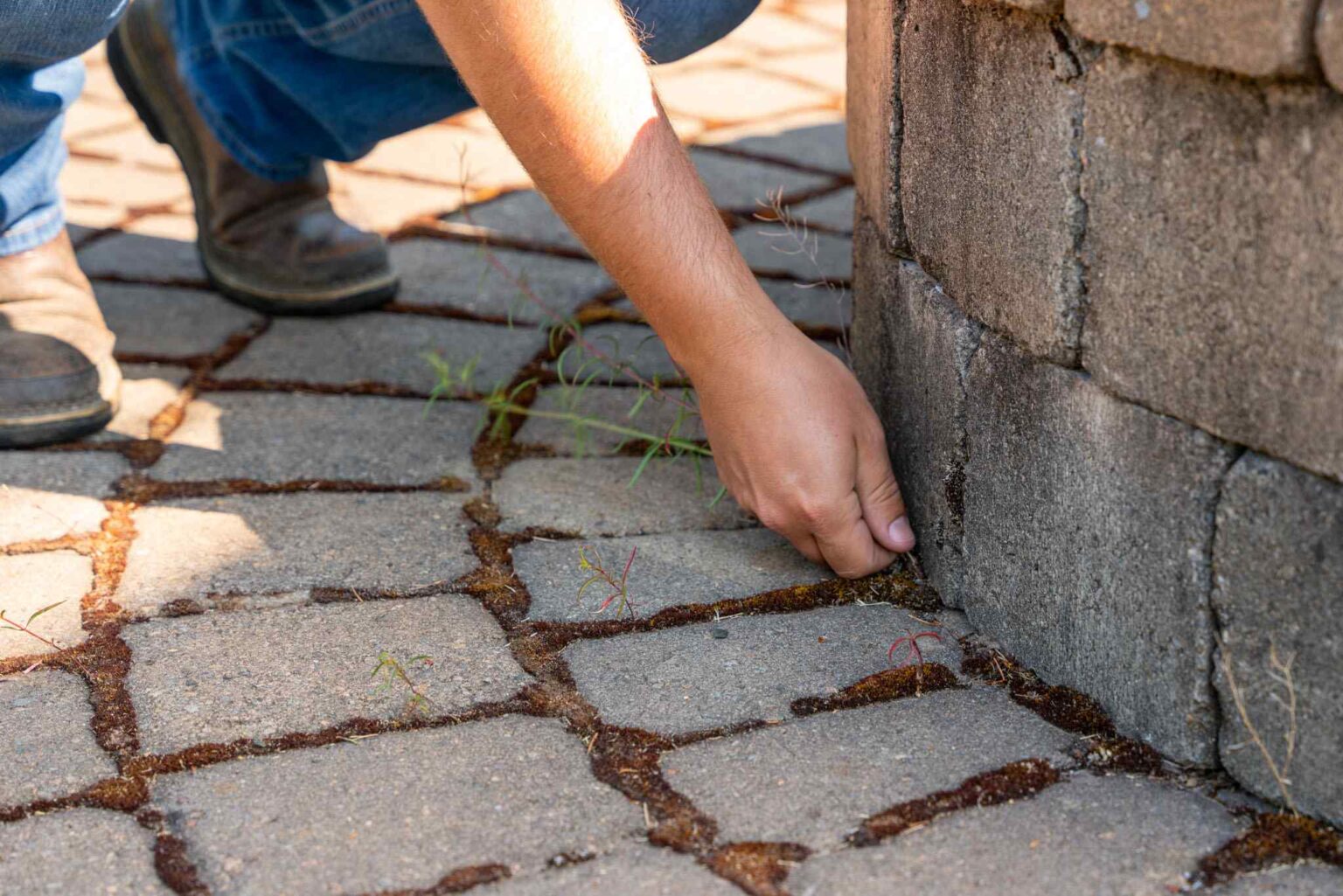 3 Ways to Remove Moss & Weeds from Pavers Western Interlock