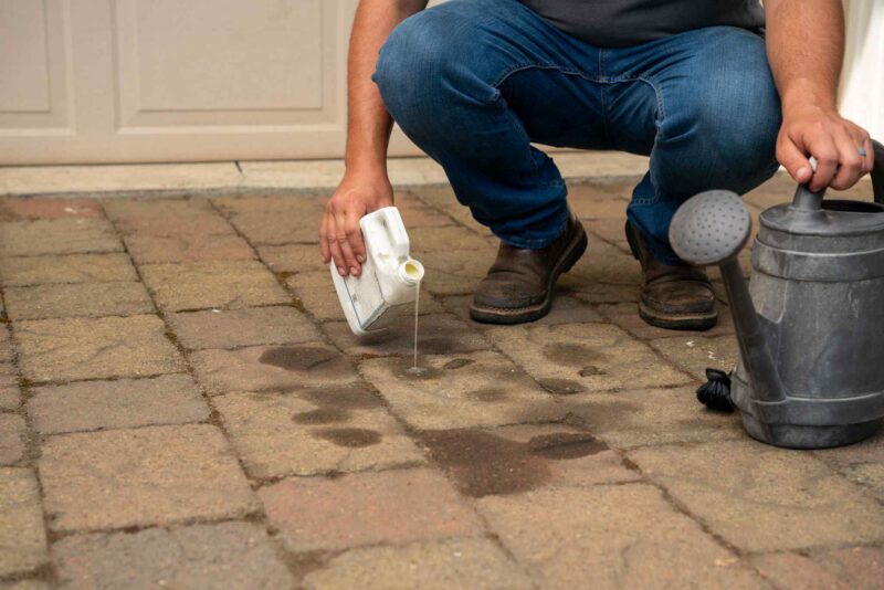 How to Remove Motor Oil from Pavers Western Interlock