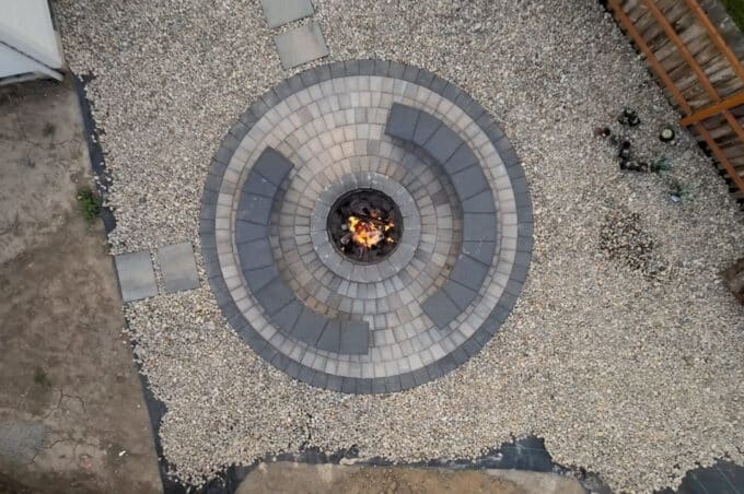 add seating around your fire pit